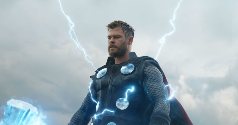Thor parece bastante cambiado en Endgame.Imagen: Marvel Studios
